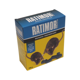 Návnada RATIMOR BRODIFACOUM, parafínová, 300 g