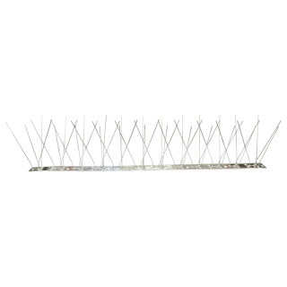 TOPTRADE zábrana proti ptákům, kovová, 48 hrotů, 50 cm