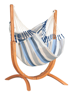 Houpací sedačka se stojanem - La Siesta Udine Outdoor Seasalt